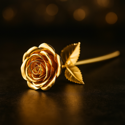 Eternal 24K Gold-Dipped Rose - Luxury Gift for Someone Special