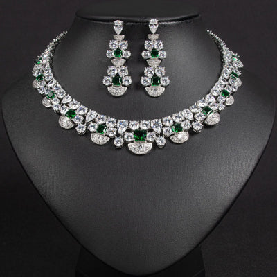 Luxury Zirconia Bridal Jewelry Set - Premium Elegant Collection